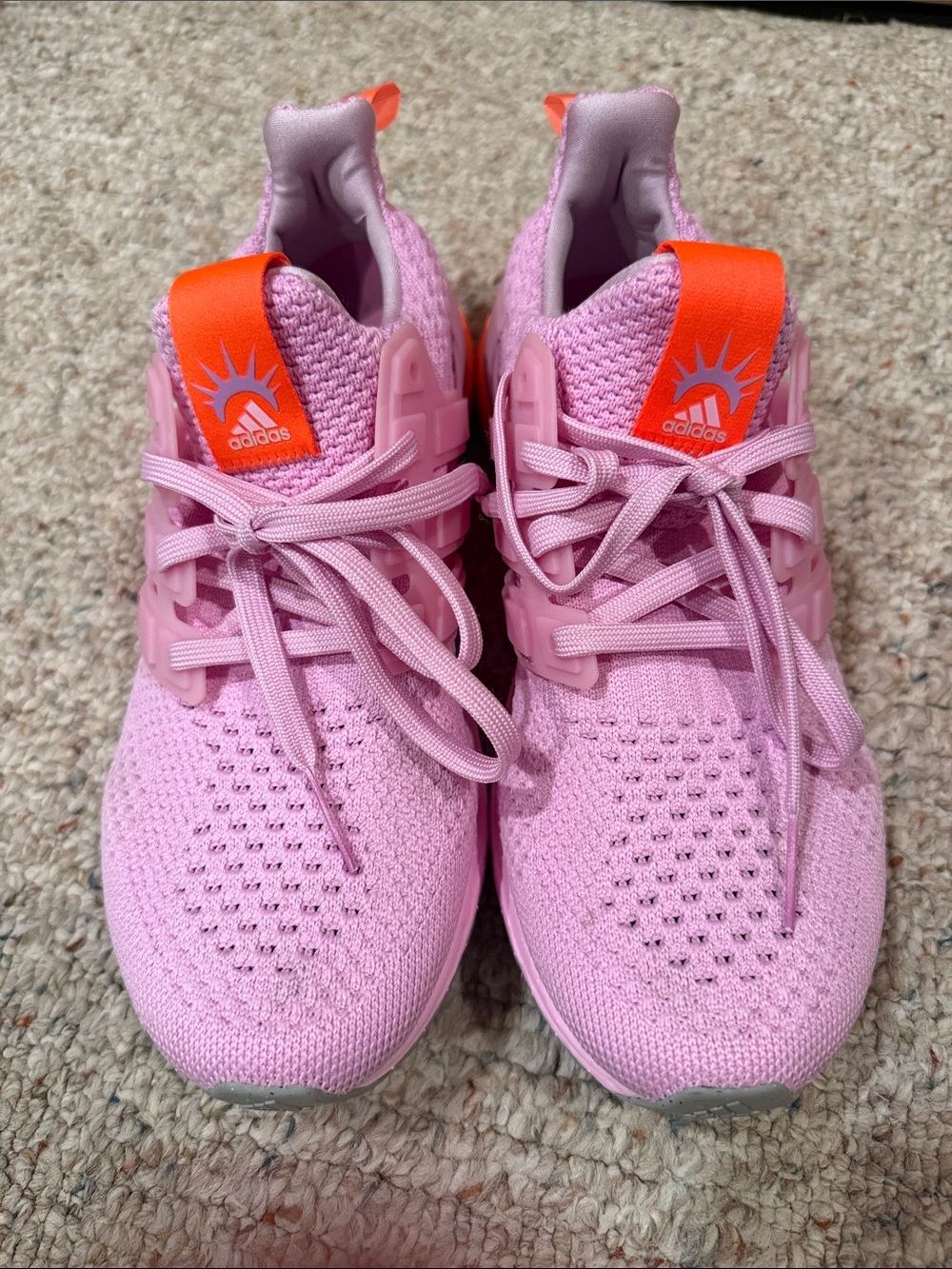 Adidas UltraBoost 5.0 DNA Bliss Lilac Purple Orange Women's Shoes - Picture 2 of 6